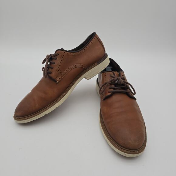 Cole Haan Shoes Mens 10 M Brown Go To Plain Toe Ox Oxford C34125 Grand 360 main image 9